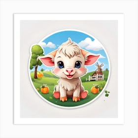 Farm Animal Art Print