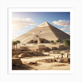 Pyramids Of Giza Art Print