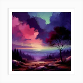 Landscape Painting 276 Art Print