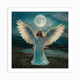 Beyoncé Angel Art Print