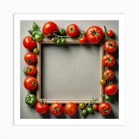 Frame Of Tomatoes 14 Art Print