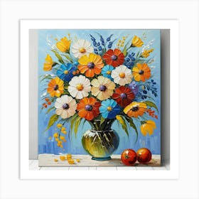 Flowers In A Vase 8 Art Print