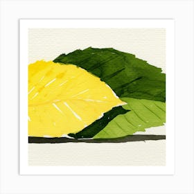 Lemon Leaf Art Print