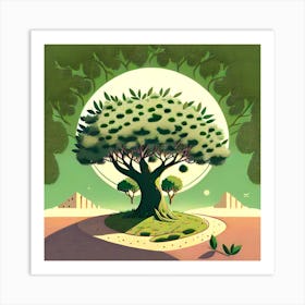 Olive tree Art Print