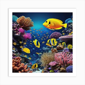 Coral Reef 1 Art Print