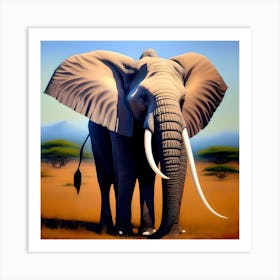 AFRICAN ELEPHANT Art Print