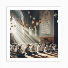Muslim Prayerلمشاعر الروحانية في رمضان 3 Art Print