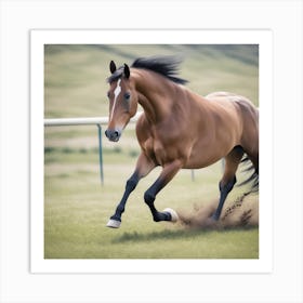 Galloping Horse 2 Art Print