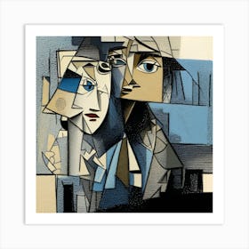 Cubism art Art Print