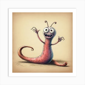 Worm! 4 Art Print