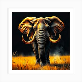 Wild Animal Creative Portrait 102 Art Print