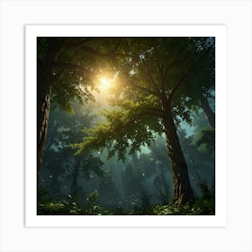 Fantasy Forest 21 Art Print