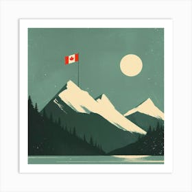 Canadian Flag 1 Art Print