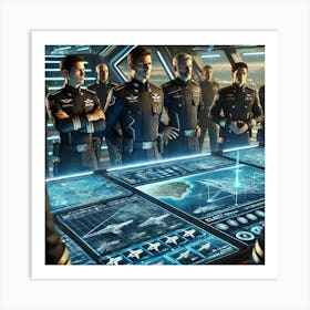 Fleet Commanders Skybreak Dominion Art Print