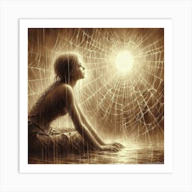 Spider Web Art Print