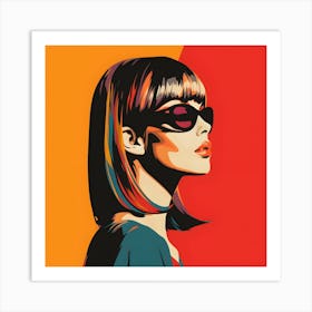 Mod Girl 16 Art Print