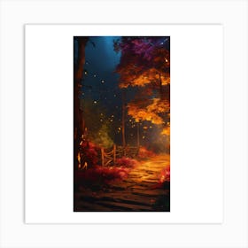 Forest Path 1 Art Print