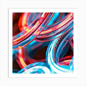 Neon Lights Art Print