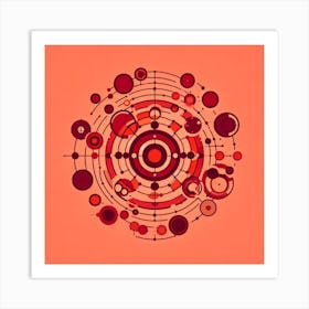 Abstract Circles Art Print