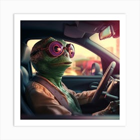 Alien Car 4 1 Art Print