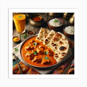 Indian Food Art Print