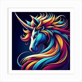 Unicorn Painting Art Print