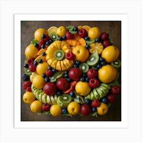 Fruit Arrangement Art Print