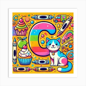 Letter C Art Print