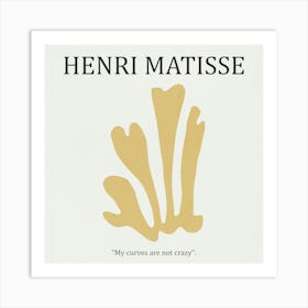 Yellow Leaf 02- Henri Matisse Art Print