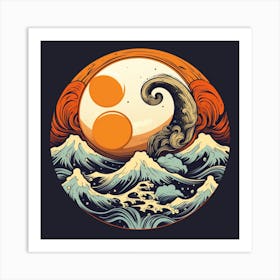 Yin Yang 8 Art Print