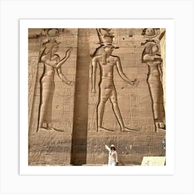 Egyptian Carvings Art Print