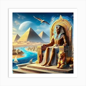 Egyptian King 1 Art Print