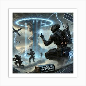 A Sci Fi Depiction Of Aurora Commandos Art Print