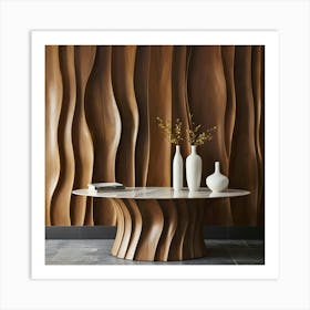 Wavy Wall 17 Art Print