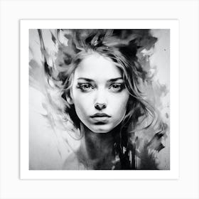 Portrait Of A Woman 7 Art Print