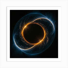 Solar Eclipse Art Print