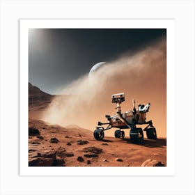 Mars Rover - Mars Stock Videos & Royalty-Free Footage Art Print