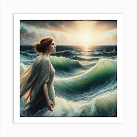 Mermaid Women 1 Art Print