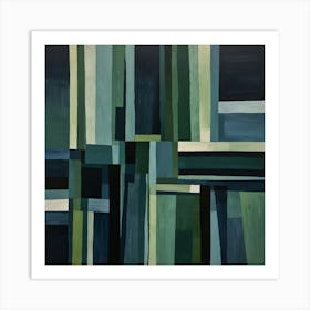 Abstract Squares 3 Art Print