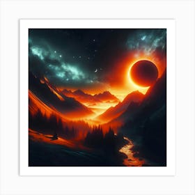 Eclipse Of The Sun 3 Art Print