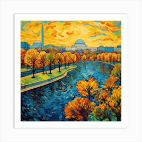 Autumn In Washington Art Print