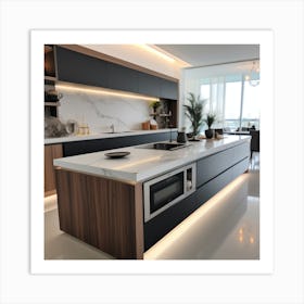 Modern Kitchen Design 3 Art Print