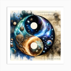 Yin Yang 5 Art Print