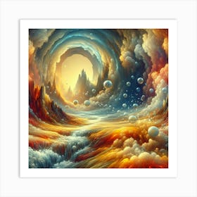 Psychedelic Painting 2 Art Print