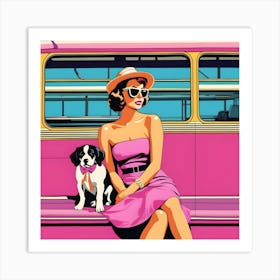 Pop Art Woman Art Print