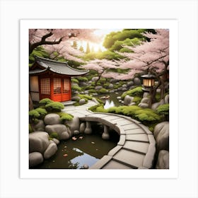 Japanese Garden 5 Art Print