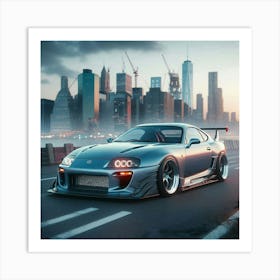 Toyota Supra 1 Art Print