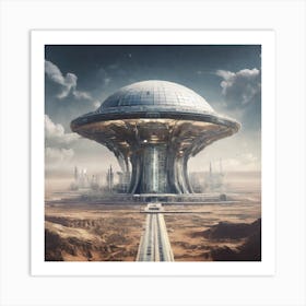 Alien City 1 Art Print