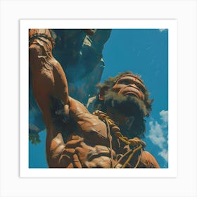 Hanuman Hindu God Art Print