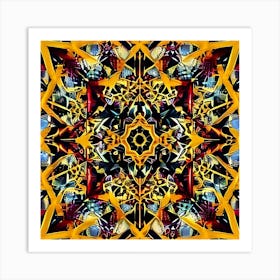 Abstract Mandala 14 Art Print